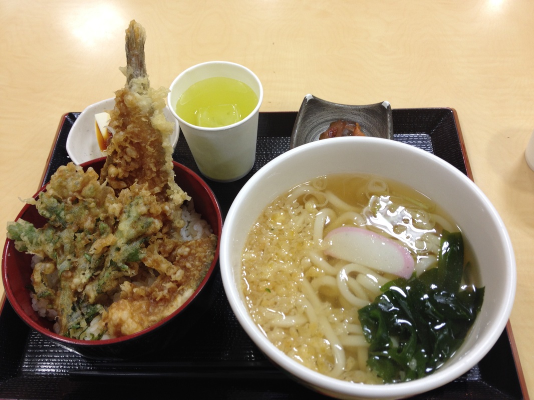 Ten-don udon, fukufuku, budget restaurant